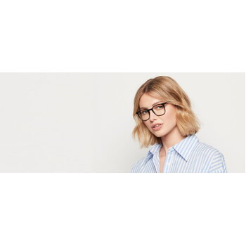 Clark / Gloss Black Blue Light Glasses