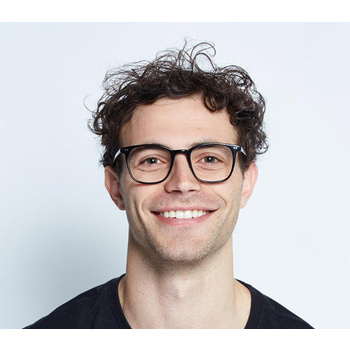 Clark / Gloss Black Blue Light Glasses