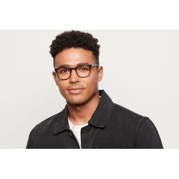 Clark / Gloss Black Blue Light Glasses