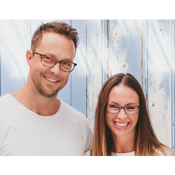 Harper/Crystal Azure Blue Light Glasses