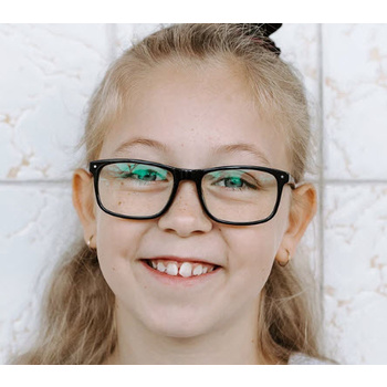 Kids-Addison / Gloss Black Blue Light Glasses