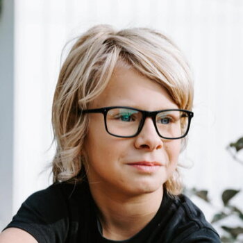 Kids-Addison / Gloss Black Blue Light Glasses