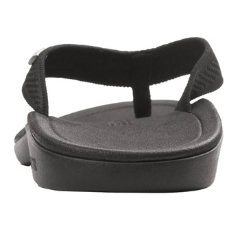 Unisex Black Knit Grounding Sandal