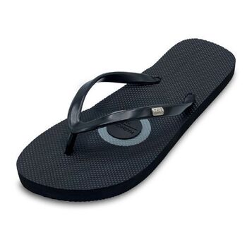 Women's Black Grounding Thongs